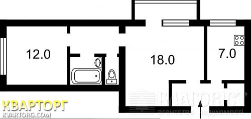 Sell 2-room apartment. Киев, Шевченко бул — photo 2