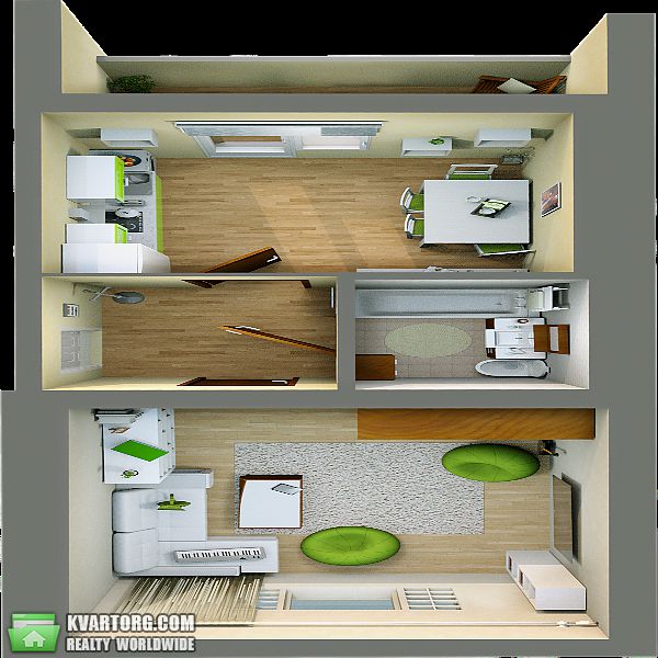 Sell 1-room apartment. Киев,  Богдана Хмельницкого — photo 2