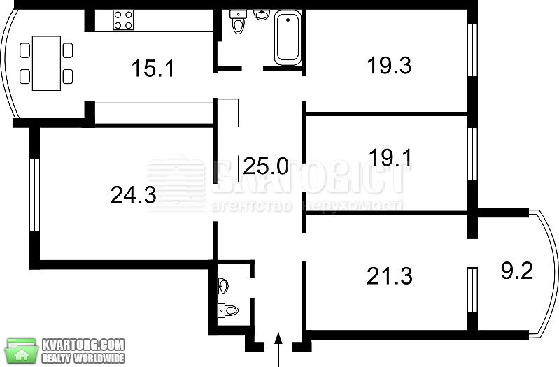 Sell 4-room apartment. Киев,  Тимошенко — photo 1