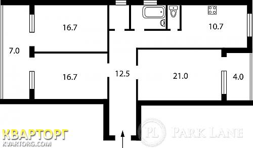 Sell 3-room apartment. Киев,  Бажова — photo 2