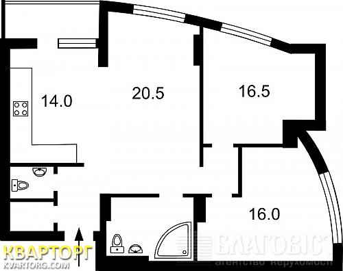 Sell 3-room apartment. Киев,  Победы пр — photo 2