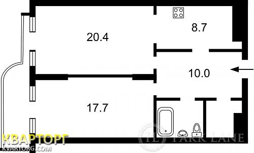 Sell 2-room apartment. Киев,  Щорса — photo 2