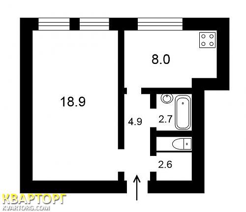Sell 1-room apartment. Киев, Чапаева — photo 2