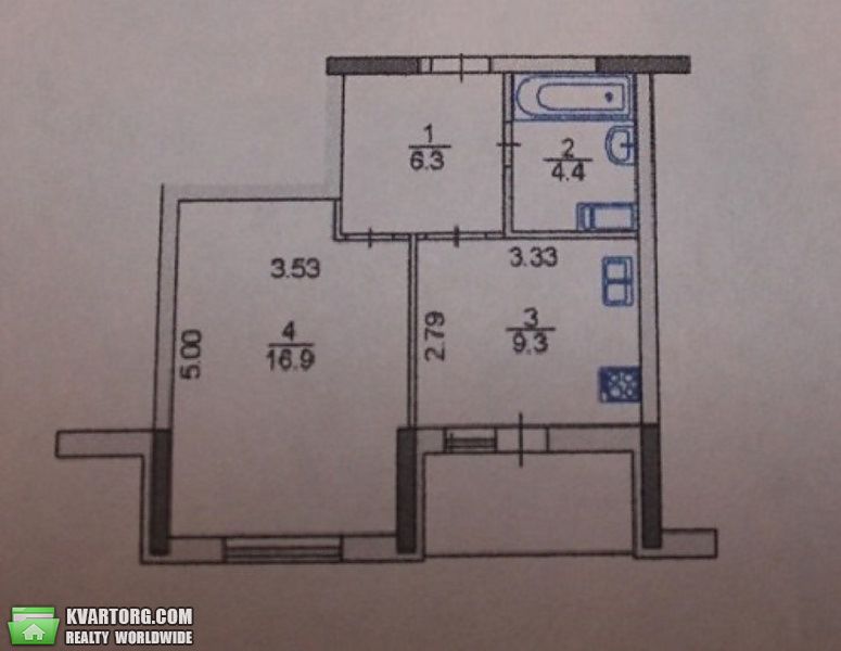 Sell 1-room apartment. Киев, Данченко — photo 8