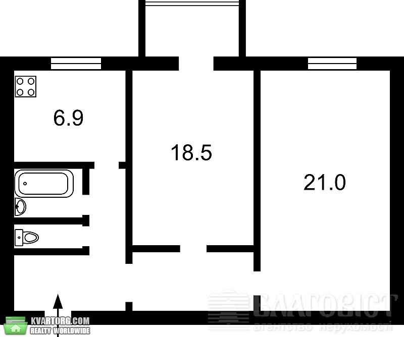 Sell 2-room apartment. Киев,  Бассейная — photo 7