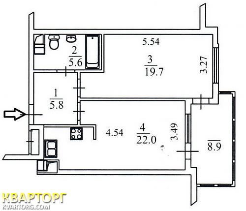 Sell 2-room apartment. Киев,  Голосеевский пр — photo 3