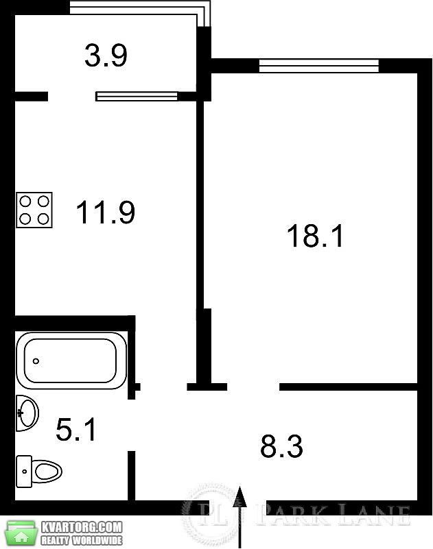Sell 1-room apartment. Киев,  Феодосийская — photo 2