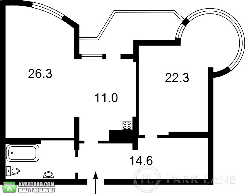 Sell 2-room apartment. Киев,  Харьковское шоссе — photo 8