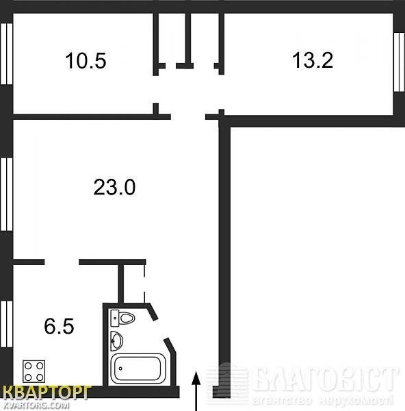 Sell 2-room apartment. Киев,  Леси Украинки бул — photo 2