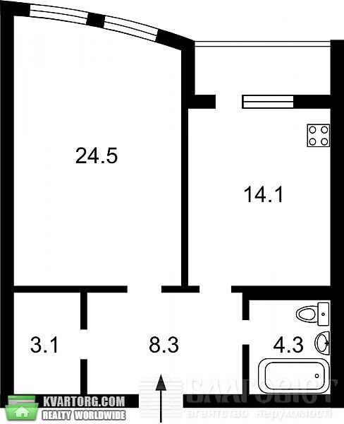 Sell 1-room apartment. Киев, Голосеевская — photo 2