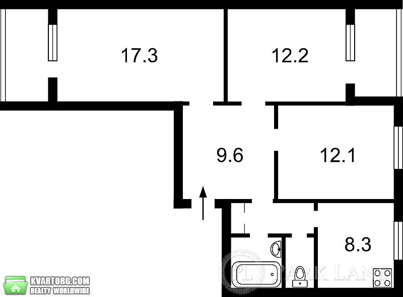 Sell 3-room apartment. Киев, Ахматовой — photo 2