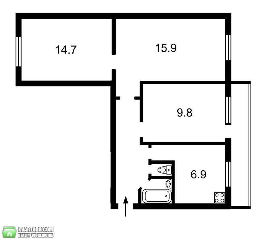 Sell 3-room apartment. Киев,  Героев Сталинграда пр — photo 2