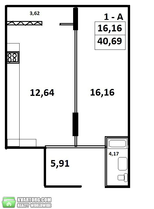 Sell 1-room apartment. Киев,  Горловская — photo 4