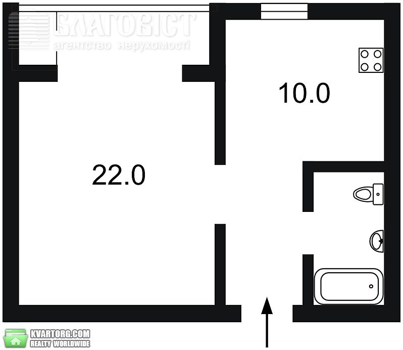 Sell 1-room apartment. Киев,  Днепровская наб — photo 9