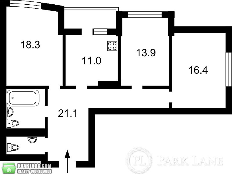 Sell 3-room apartment. Киев,  Моторный пер — photo 4