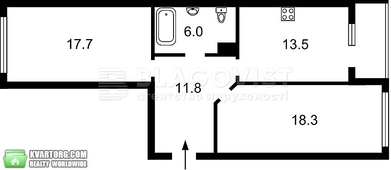 Sell 2-room apartment. Киев, ул. Нивская Невская — photo 5