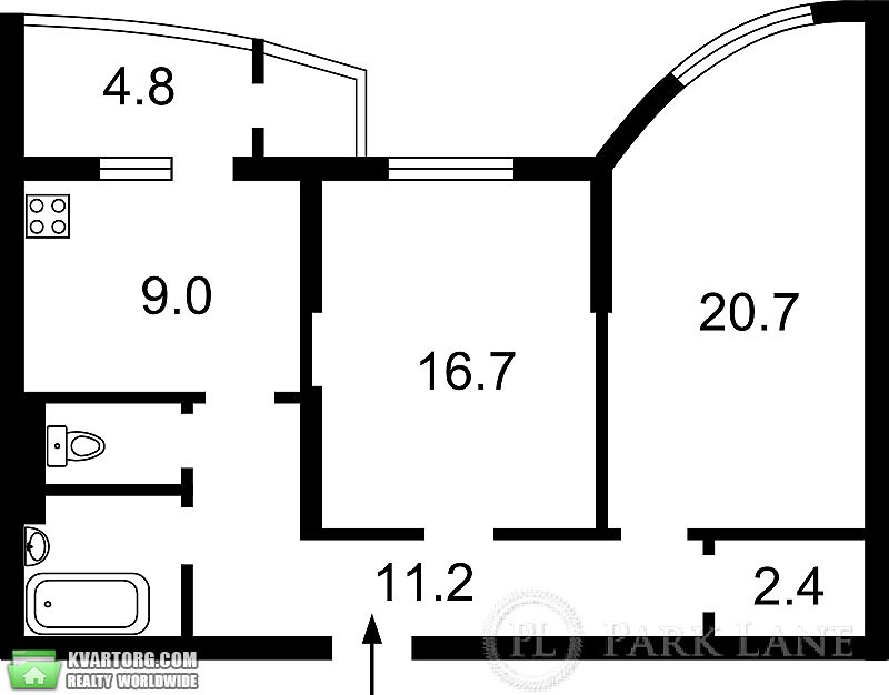 Sell 2-room apartment. Киев,  Старокиевская — photo 2