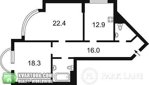 Sell 2-room apartment. Киев, Ломоносова — photo 3