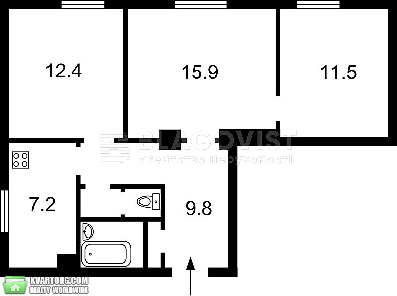 Sell 3-room apartment. Киев,  Васильковская — photo 5