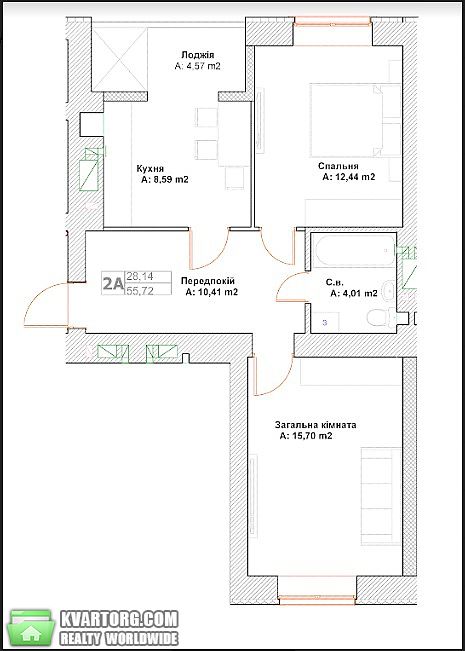 Sell 2-room apartment. Ирпень,  Мечникова — photo 1