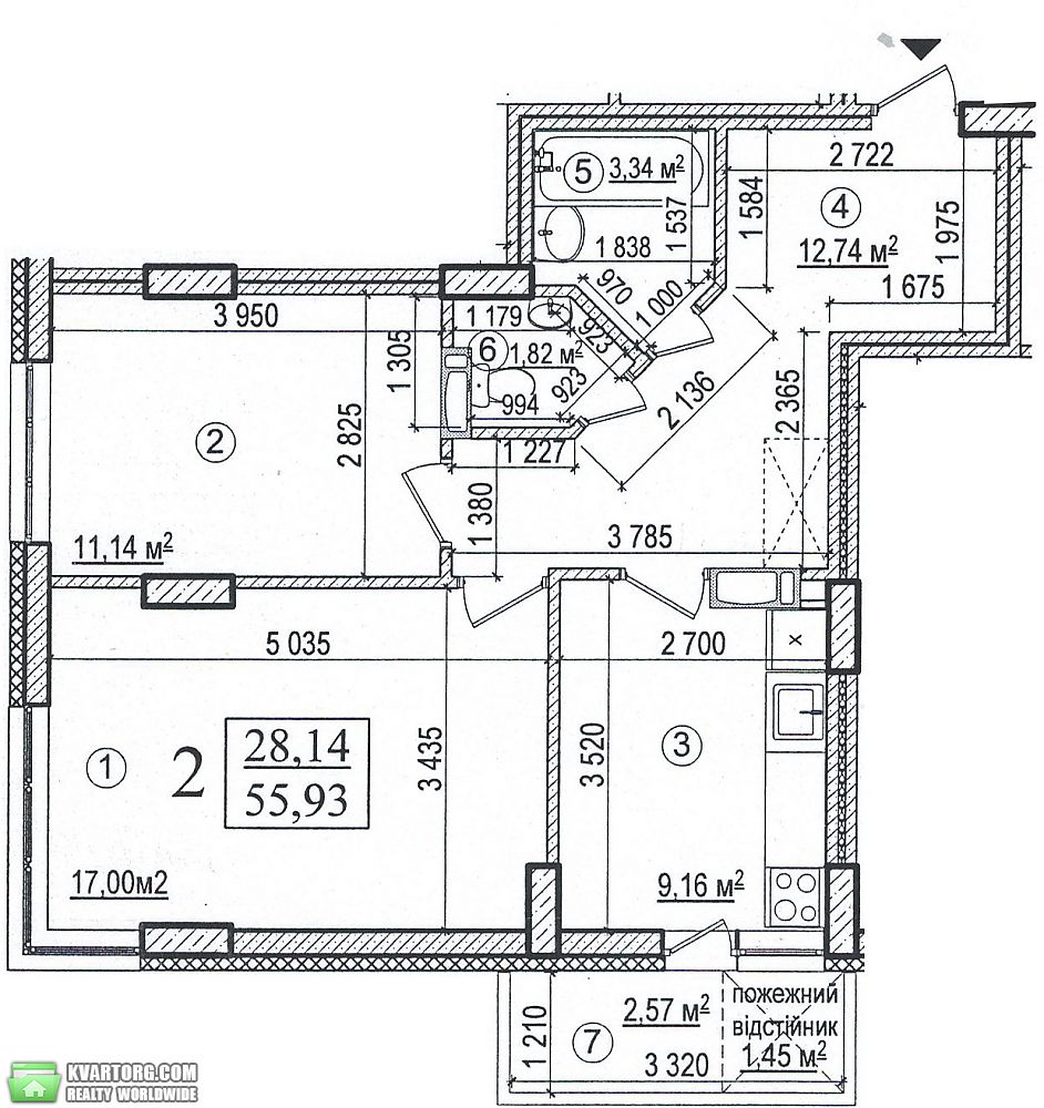 Sell 2-room apartment. Киев, пер. Платоновский — photo 6