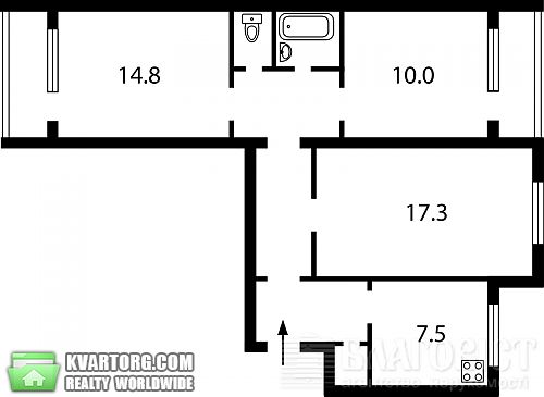 Sell 3-room apartment. Киев, Радужная — photo 5