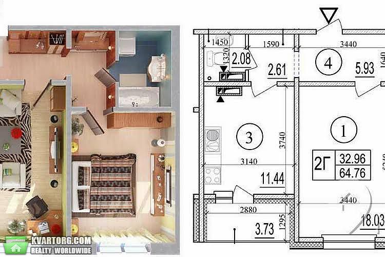 Sell 1-room apartment. Киев,  Гмыри — photo 10