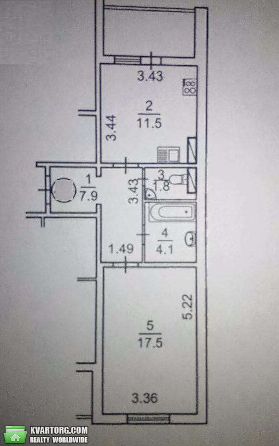 Sell 1-room apartment. Киев,  Закревского — photo 7