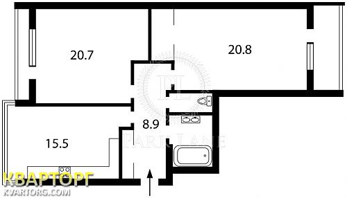 Sell 2-room apartment. Киев, Уборевича — photo 2