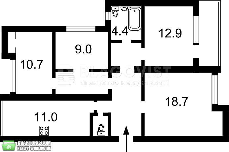 Sell 4-room apartment. Киев,  Антоновича — photo 3