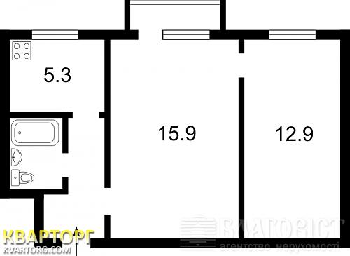 Sell 2-room apartment. Киев,  Бурмистенко — photo 2