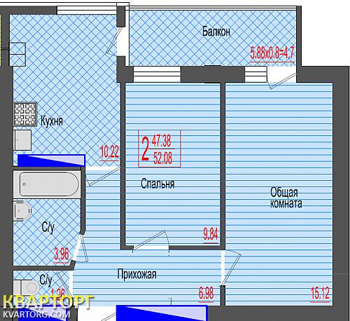 Sell 2-room apartment. Киев,  Бестужева — photo 10