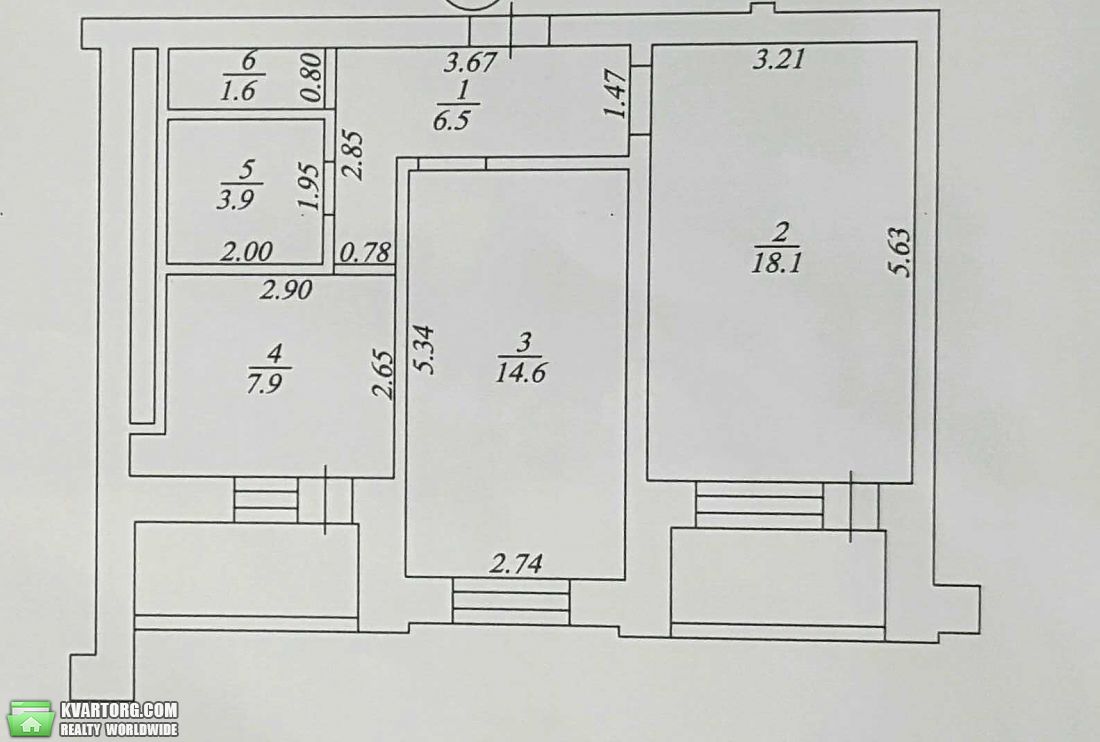 Sell 2-room apartment. Киев, Южная — photo 4
