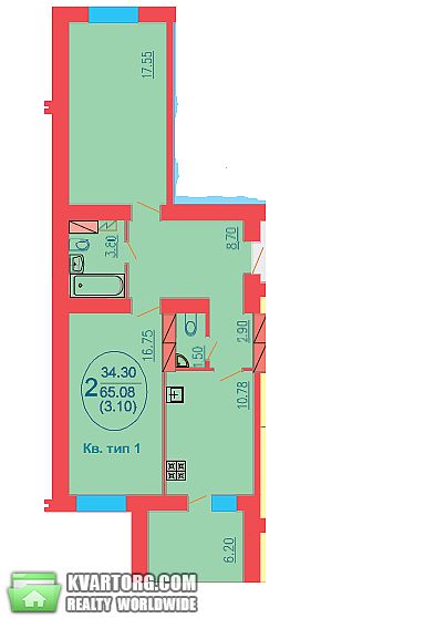 Sell 1-room apartment. Киев, Чубинского — photo 3