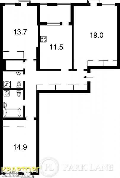 Sell 3-room apartment. Киев, регенераторная — photo 2