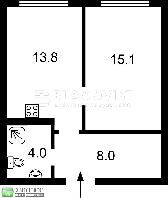 Rent out 1-room apartment. Киев,  Крушельницкой — photo 8