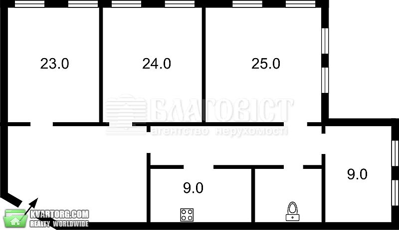 Sell 3-room apartment. Киев,  Бехтеревский пер — photo 2