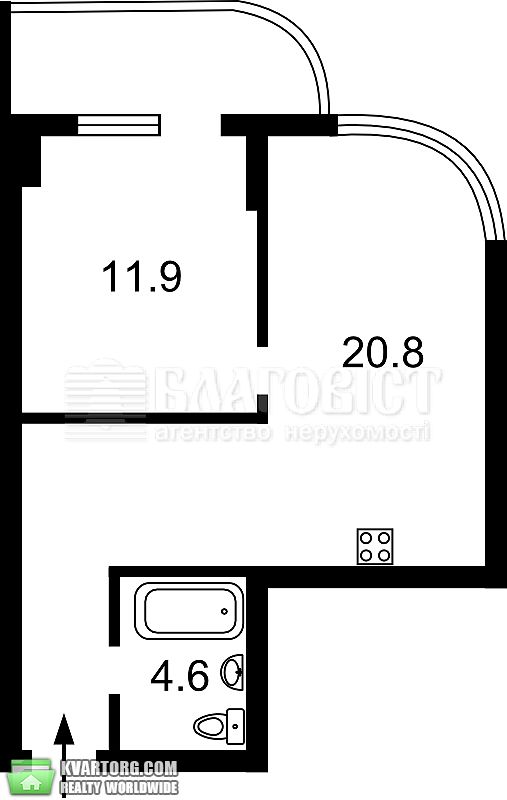 Sell 2-room apartment. Киев,  Драгомирова — photo 2