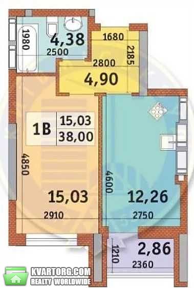 Sell 1-room apartment. Киев, Жулянская — photo 3