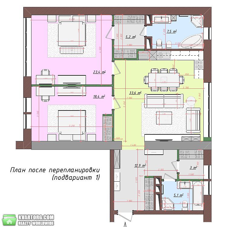 Sell 3-room apartment. Киев,  Тимошенко — photo 5