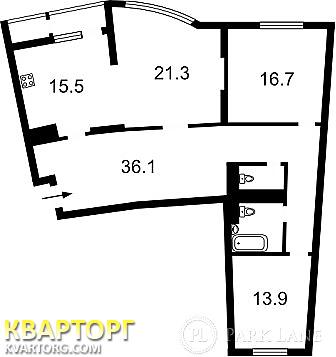 Sell 3-room apartment. Киев, Днепровская наб. — photo 3