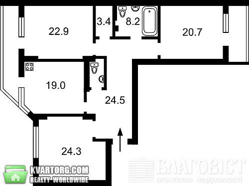 Sell 3-room apartment. Киев, Демиевская — photo 8