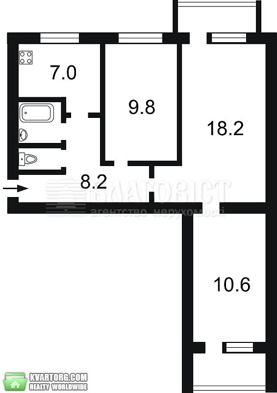 Sell 3-room apartment. Киев,  Щорса — photo 7