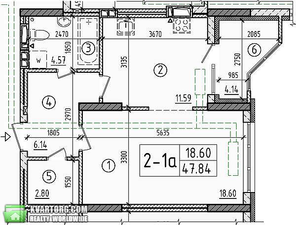 Sell 1-room apartment. Киев,  Армянская — photo 2