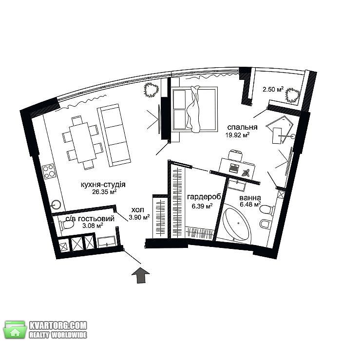 Sell 1-room apartment. Киев, Бусловская — photo 6