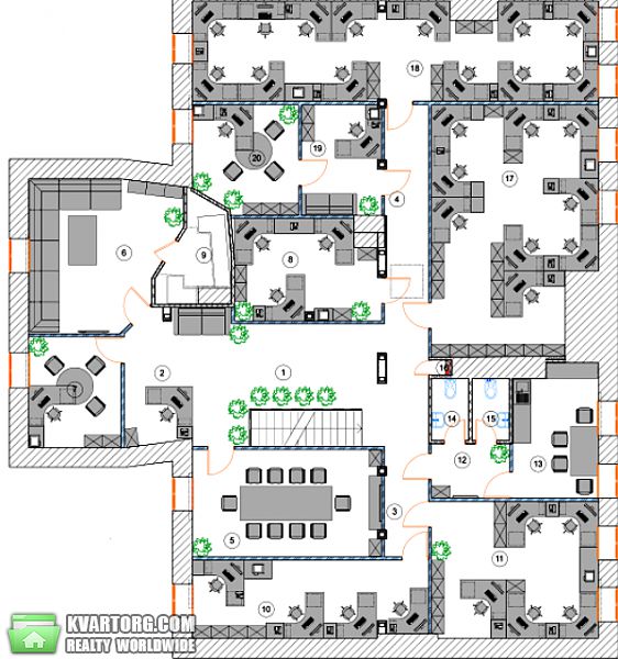 Rent out office. Киев, Большая Васильковская — photo 10