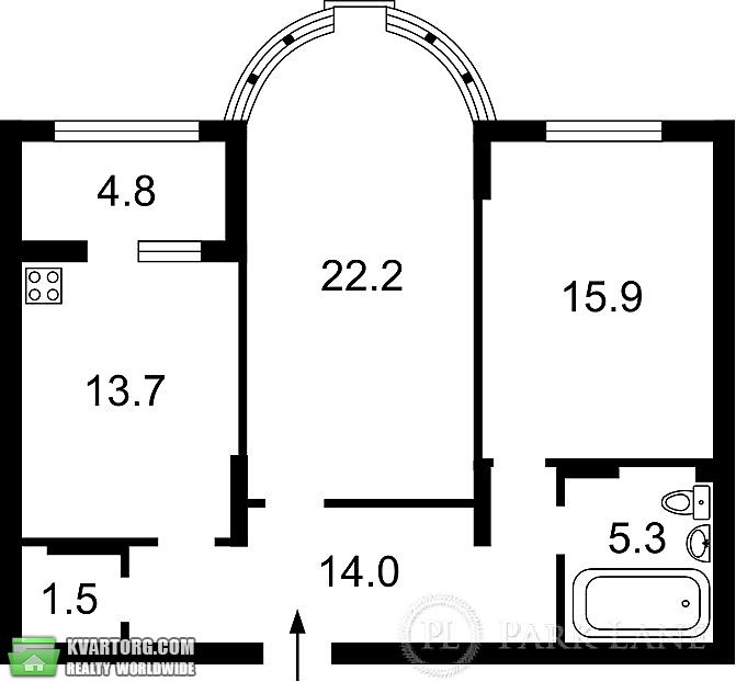 Sell 2-room apartment. Киев,  Черновола — photo 2