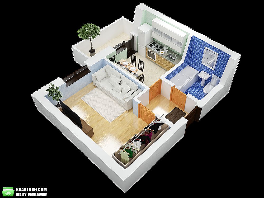 Sell 1-room apartment. Киев,  Радистов — photo 1
