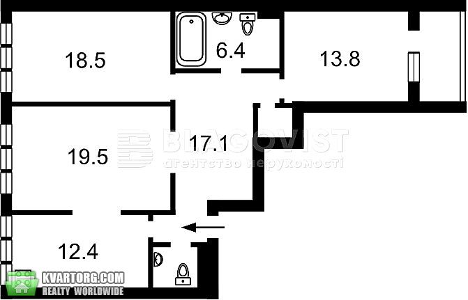 Sell 3-room apartment. Киев, Паньківська, — photo 5