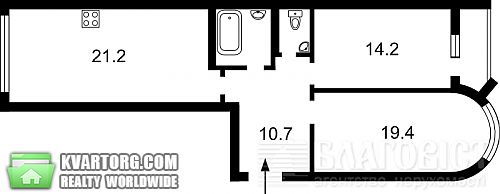 Sell 2-room apartment. Киев, Завальная — photo 2